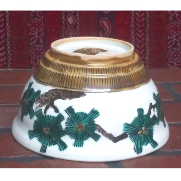 Vintage Japanese Pottery Tea Bowl Matcha Chawan ?Ceremony Spout Sankaku RARE HTF - Picture 3 of 9